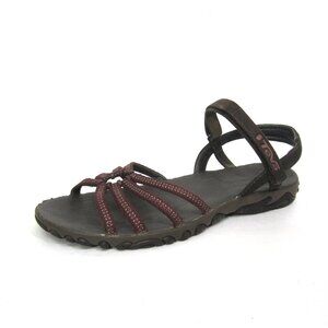Teva Burgundy Brown Kayenta Womens Size 8 Ankle Strap Sandal Casual Beaded